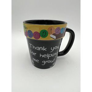 Thank You For Helping Me Grow Novelty Coffee Mug Tea Cup Teacher Appreciation